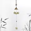 Estilo chinês retrô sinos de vento de liga pingente de sino de liga de cobre decoração de casa artesanato ornamentos presentes de aniversário