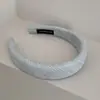 2025 Nuevo Estilo Diadema a Cuadros para Mujer Estilo Británico Retro Elegante Accesorios para el Cabello Versátiles Populares en Internet para Cara Pequeña Pinzas para el Cabello de Moda