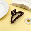 Novo Prendedor de Cabelo Redondo com Contas Coloridas em Formato de Coração para Penteados Altos na Parte de Trás da Cabeça, Presilha de Tubarão Simples e Elegante, Acessório de Cabelo Simples