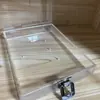Caja Transparente con Candado, Caja de Exhibición Acrílica con Tapa abatible, Control de Acceso, Reconocimiento Facial, Asistencia, Cubierta Protectora Impermeable, Termostato