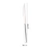 1010 mango ligero vajilla cuchara de acero inoxidable cuchara de café tenedor de fruta suministros para hotel cuchara redonda cuchillo y tenedor para bistec cuchara para niños