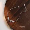Pulsera de Calabaza de Plata de Ley S999 de Lujo Ligero a la Moda para Mujer, Diseño de Nicho Calado de Gypsophila, Sensación de Alta Gama, Joyería Fresca y Sencilla