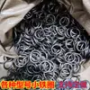 Anel de Ferro Aberto Anel de Ferro Pequeno Metal Sólido 45678mm Anel de Vergalhão Soldado Acessórios de Ferragens Tamanho Pequeno Venda Direta