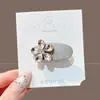 Pinza para el pelo de estampado de leopardo para mujer, estilo nuevo, para flequillo y cabellos sueltos, pinza lateral invisible estilo coreano, accesorio para el cabello