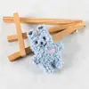 Muñeca Broche de Peluche de Dibujos Animados Corazón Conejo Oso Cadena Colgante Accesorios de Joyería Accesorios para Equipaje Llavero Colgante Productos