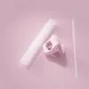 Ferramenta para Beber Sopa de Bebê, Ferramenta para Beber Mingau com Acessórios de Canudo com Fivela, Tigela de Silicone com Canudo para Suplemento Alimentar Infantil, Não Descartável