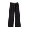Calça Casual Reta Fluida Nova Outono e Inverno 2025 para Mulheres e Mães, Nova Cintura Alta, Solta, Emagrecedora, Fina, Confortável e Larga