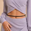 Amazon Venta Caliente Cadena Corporal Simple con Cuentas de Perlas Joyería para la Cintura Perla de Alto Nivel de una Sola Capa Cadena para la Cintura de Mujer