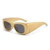 2026 Gafas de Sol de Moda Nuevas para Pasarela con Montura Cuadrada Pequeña Estilo Retro de Calle Tendencia Personalidad Celebridad de Internet Transfronterizas Europeas y Americanas