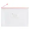Bolsa para documentos A4, bolsa de almacenamiento impermeable, bolsa de plástico para exámenes, bolsa de documentos con cremallera, bolsa de clasificación, venta al por mayor, color macarrón