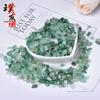 Dongling Cascalho Verde Dongling Cristal Jade Cascalho Enfeites Peixe Jar Pedra Paisagem Decoração Cola Gota Manicure Faça Você Mesmo