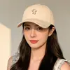 2026 Nueva Gorra de Béisbol Bordada de Cachorro de Dibujos Animados con Circunferencia de Cabeza Grande Primavera y Verano Versátil para Adelgazar la Cara Sombrero para el Sol