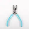 Venta al por mayor del fabricante Juego de 4 piezas de pinzas de colores de 4.5 pulgadas Hecho a mano Pinzas para joyería DIY Pinzas para enrollar alambre Pinzas de punta redonda multifuncionales