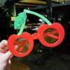Gafas de sol de moda para niñas, divertidas y bonitas de dibujos animados para cumpleaños, populares en internet de Corea del Sur, accesorios de fotos para niñas.