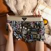 Bóxers de Hombre Retro Americanos Modernos de Seda de Hielo Transpirables con Estampado Personalizado de Tiro Medio