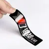 Etiquetas de resina epoxi cristalina, etiquetas adhesivas 3M, pegatinas de mesa de PVC autoadhesivas de resina epoxi, etiquetas metálicas