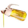 Botella de Aceite a Prueba de Fugas, Olla de Aceite de Vidrio Antiderrames, Apertura y Cierre Automáticos, Juego de Botellas de Condimentos para Salsa de Soja y Vinagre de Gran Capacidad para el Hogar