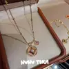 Pulseira Antiga de Moeda de Cobre com Pontos de Ouro e Diamante, Pulseira Totalmente de Diamante, Novo Conjunto de Colar com Flor Margarida e Zircônia Folheado a Ouro 18K
