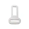 Conector de Tira de Ferro Atacado Adaptador de Cinto de Segurança para Cães em Carro Clipe de Fivela de Metal em Forma de T, Conector de Segurança de Arnês Universal à Prova de Fuga para Cães Gatos Animais de Estimação Pequenos Hamster Porquinho-da-Índia Coelho Chinchila Pequenos Répteis, Galvanizado Prata, Tamanho 4x6x0,2cm Peso 12g por Peça, Serve para Carrinho de Animal de Estimação Carrinho de Animal de Estimação Carrinho de Animal de Estimação Cinto de Segurança de Carro, Dois Tamanhos Largura Externa 21mm e 38mm, Embalagem a Granel, Logo Personalizado OEM/ODM Aceitável