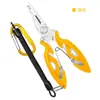 Pinzas Curvas para Pesca Luya de Acero Inoxidable Cortador Pequeño de Alambre Luya Herramienta para Abrir Pulseras Perdidas Accesorios Luya