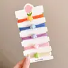 Gomas para el pelo de niños, nuevo estilo 2026, con diseño de lazo, bandas elásticas para el pelo para niñas, suaves con el pelo, alta elasticidad, círculos para coleta, accesorios para el pelo