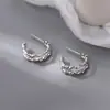 Pendientes de Hilo Doble Capa Minimalistas con Aguja de Plata Pura S999 Pendientes de Diseño Único Hermoso de Nicho Nuevos Estilos de Verano 2026 Accesorios para Orejas