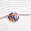 Acetato Japonês e Coreano Estilo Fresco Sin Redondo Superfície Lisa Porta-Celular Chaveiro Acessório DIY Peças
