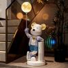 Fábrica de origen nuevo网红 oso violento adornos sala de estar grande mueble de TV grande piso ropa inauguración de casa
