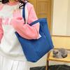 Bolso de Mano Bolso para Documentos Bolsa de Almacenamiento Gran Capacidad 2024 Nuevo Bolso de Hombro Casual Bolso Grande Bolso Simple Bolso de Lona