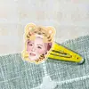 Hou Minghao Artículos de Celebridad Acrílico Pinza para el Cabello Accesorios para el Cabello Artículos para Fans de Conciertos Diseño Personalizado