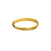 Tienda de Oro Pulsera de Oro de Arena Vietnamita Corazón Antiguo Sutra para Mujer, Pulsera Anillo Liso de Moda Espalda de Pez Gato Venta al Por Mayor