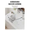 Set de Gabinete de Baño Sencillo de Madera Maciza Multicapa con Lavabo de Cerámica Integrado, Gabinete de Espejo Inteligente Multifuncional y Espejo