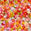 Amazon 6mm resina rosa camelia manicura pequeños accesorios mixtos flores pequeñas accesorios DIY mayoreo