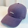 Gorra de Béisbol Lavada Vintage Marca de Moda Urbana para Hombre y Mujer Gorra Versátil Algodón Puro Parte Superior Suave Visera Curva Cara Mostrada Sombrero Pequeño para el Sol