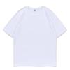 Camiseta de Alta Qualidade 230g Algodão Penteado 13 Cores Fio Duplo 40S Ombro Caído Gola Redonda Manga Curta Uniforme de Classe Roupa de Trabalho com Estampa