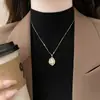 Colar de Suéter com Pérolas Barrocas Irregulares Feminino 2025 Novo Nicho Luxo Leve Outono e Inverno Acessórios Longos de Alta Qualidade