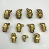 Copo de Graxa Reto de Cobre 7940 Tipo Conector de Bico de Graxa Bico de Graxa Angulado 45 Graus 90 Graus DIN71412 Bico de Graxa Reto