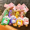 Llavero Creativo Nuevo MengMeng Conejito Helado Colgante para Bolso Muñeca Linda Pareja Pequeño Regalo Al por Mayor