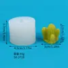 Molde de Silicona de Cactus Suculento Planta Simulada Planta en Maceta DIY Hecho a Mano Vela Aromática Molde para Pastel Postre
