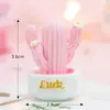 Micro paisaje chica corazón suculenta cactus adornos regalo Artesanía accesorios llavero colgante