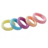 Liga de Goma Pequeña Coreana de Alta Elasticidad Banda para el Cabello Pequeña para Niñas Que No Daña la Cuerda para el Cabello Diadema Linda Anillo para Toalla Estuche de Cuero para Mujeres
