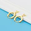 Aretes de Plata Esterlina 925 con Colgantes de Clip de Aro Abierto DIY Joyería de Plata Accesorios para Aretes Materiales Hechos a Mano