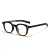 Armazón de Gafas para Miopía Personalizado Remachado Retro Tr90 para Hombres y Mujeres 8653 Simple y de Moda Gafas Planas con Pin Anti-Luz Azul