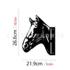 Venta Caliente Transfronteriza Decoración de Jardín y Patio Animales Asomándose Inserciones Vaca, Caballo, Cerdo, Perro, Oveja, Tigre, León, Arte de Hierro