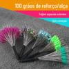 Jiang Chui 100 Reforçado Empacotado Azul e Branco Porcelana Space Bean Super Apertado Colorido Space Bean Competitivo Cilíndrico 7 + 2 Acessórios