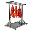 Estante para Colgar Carne de Mesa Cocina Exhibición Abierta Estante para Charcutería Estante para Colgar Pato Asado Elevado Ancho Estante para Ganso Asado Pollo Asado Tenedor para Salsa Estante para Carne Curada de Cerdo