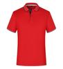 Camisa polo personalizada, ropa de trabajo, logotipo bordado, grupo publicitario, camisa cultural, seda de hielo, secado rápido, solapa, manga corta, personalizada
