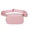 (Personalização de Fábrica) Bolsa de Cintura Estilo Lulu Bolsa de Peito Impermeável de Nylon para Esportes ao Ar Livre Bolsa Transversal para Celular para Homens e Mulheres