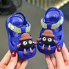 Sandalias de Verano para Niños Nueva Versión Coreana Sandalias Impermeables Antideslizantes de Suela Suave para Caminar para Niñas de 2-3 Años