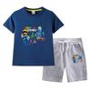 Traje de Verano para Niños Rainbow Friends 2023 Nuevo Conjunto Casual de Dos Piezas para Niños con Pantalones Cortos Sueltos de Manga Corta